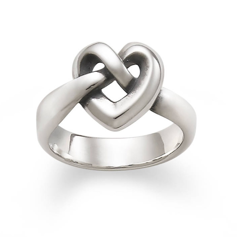 James Avery Heart Knot Ring - size 8